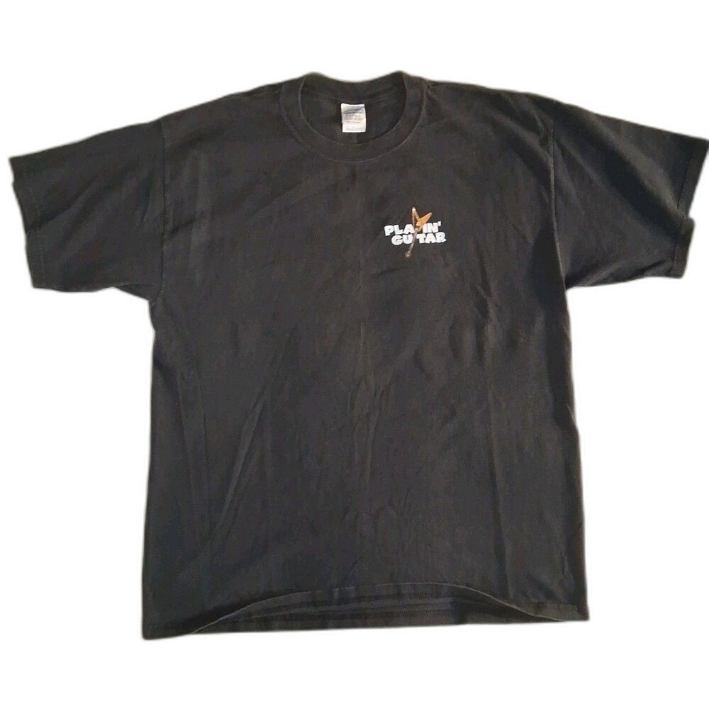 You Can Never Have Too Many Guitars Men's XL Black Short Sleeve T-Shirt.